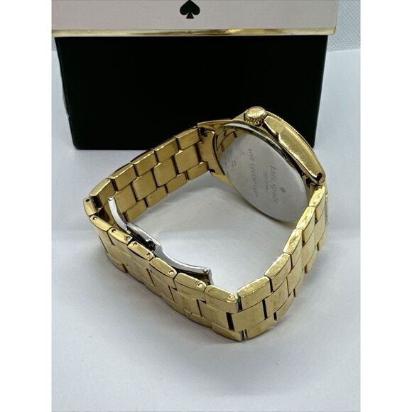 Kate Spade Seaport Grand 0030 Women\'s Gold Analog Dial Quartz Wrist Watch JNA143